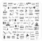 Boo Crew (CjS-H-79) -  CJS Medium Stamping Plate